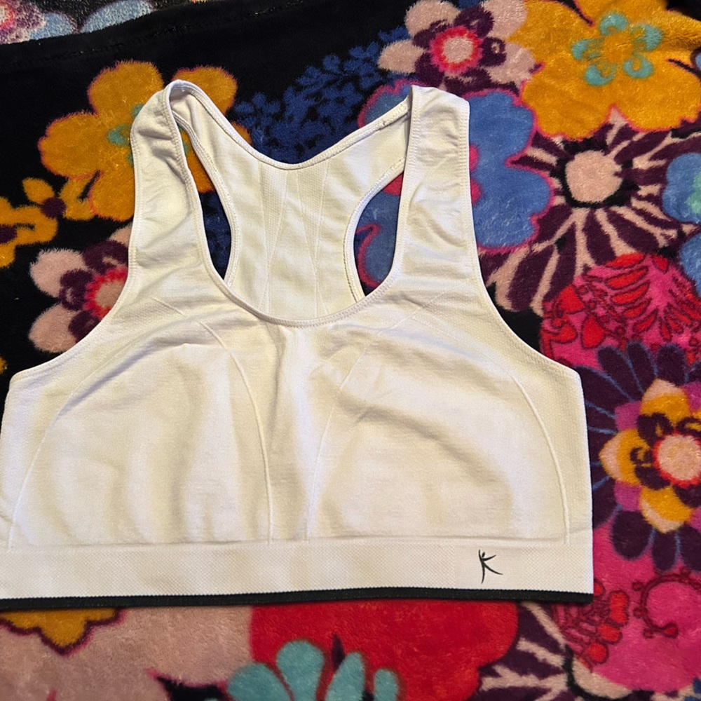 White Sports Bra